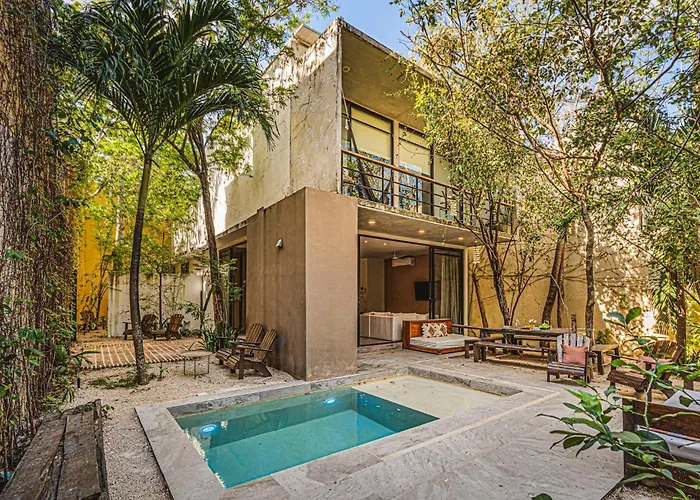 Apartment Serene 4br W Pool Hot Tub 1xfree Breakfast Tulum