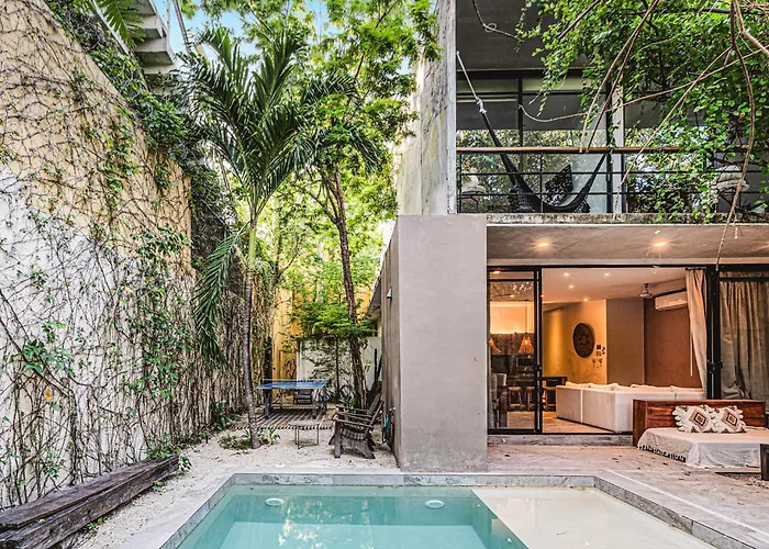 Apartment Serene 4br W Pool Hot Tub 1xfree Breakfast Tulum
